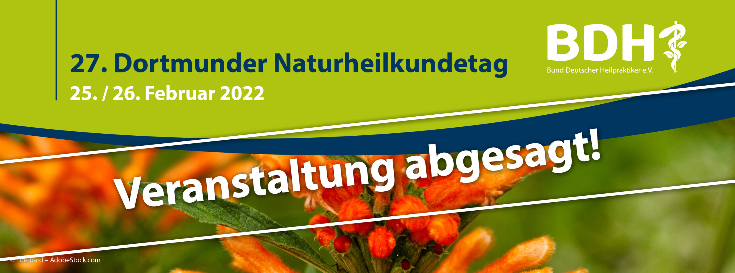27. Dortmunder Naturheilkundetag wird abgesagt